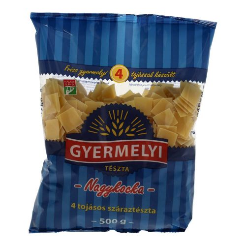 Gyermelyi tészta nagykocka 4 tojás 500g