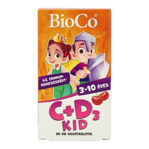 Bioco c+d3 kid cseresznye tabletta 90 db