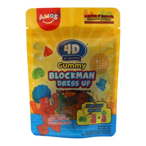 Amos 4d gumicukor öltöztethető 85g