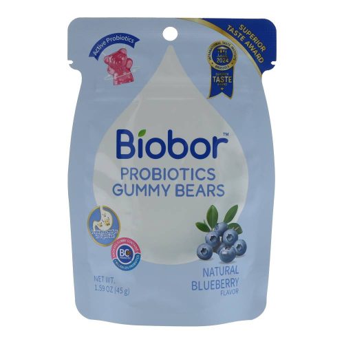 Biobor gumicukor probiotikus áfonya 45g