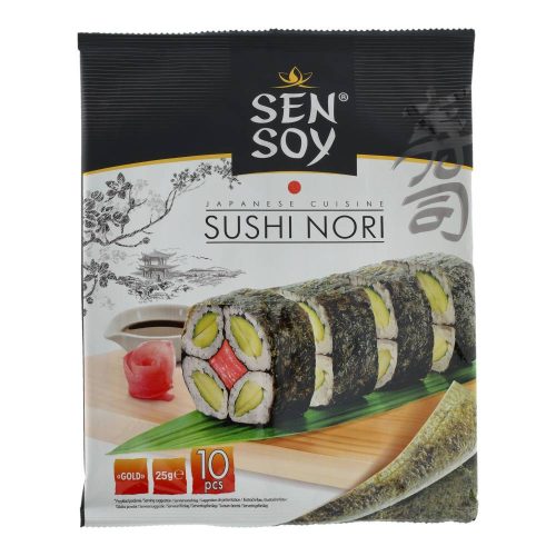 Sen soy sushi nori tengeri algalapok 25g