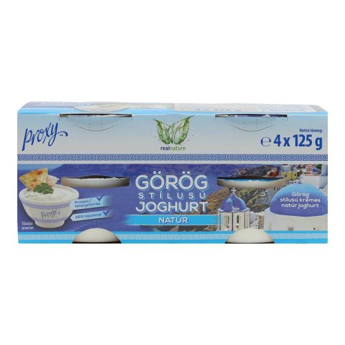 Real nature görög jogh. Natúr 4x125g 28n