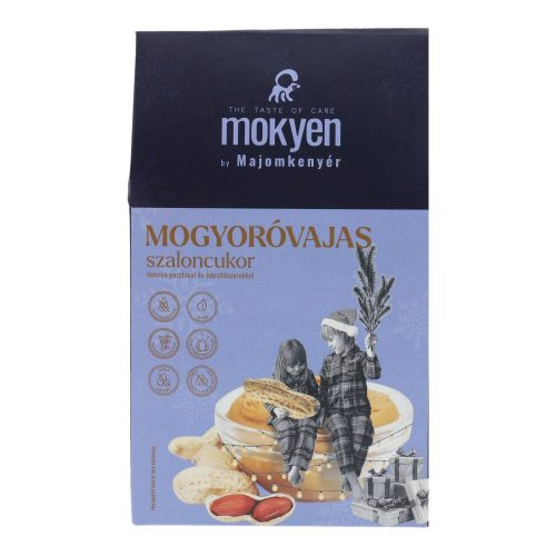 Majomkenyér szaloncukor mogyoróvaj doboz