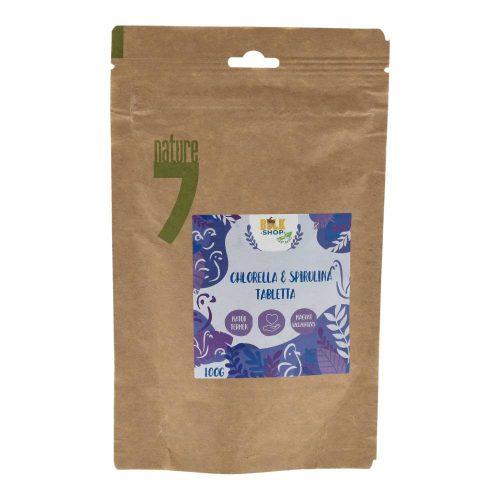 Bulk shop chlorella&spirulina tab. 100g