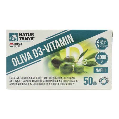 Natur tanya oliva d3-vitamin 50 db