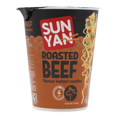 Sun yan cup instantant tészta marha 65g