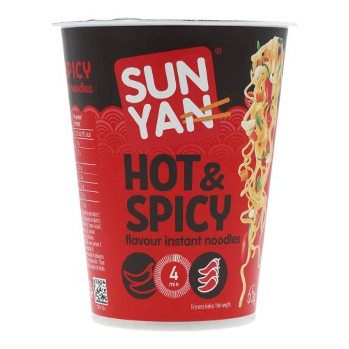 Sun yan cup instantant tészta csípős 65g