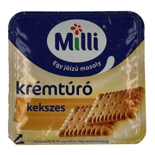 Milli krémtúró keksz 90g 35n