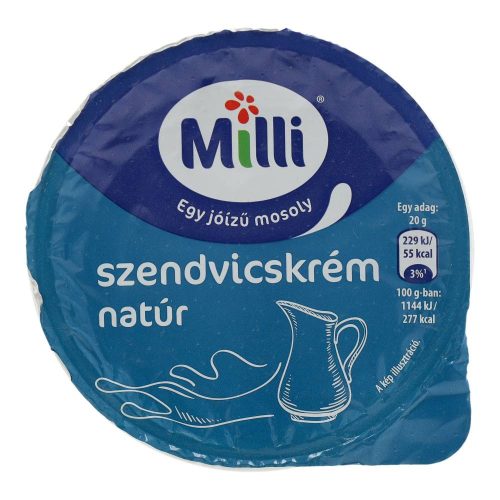 Milli szendvicskrém natúr 60n