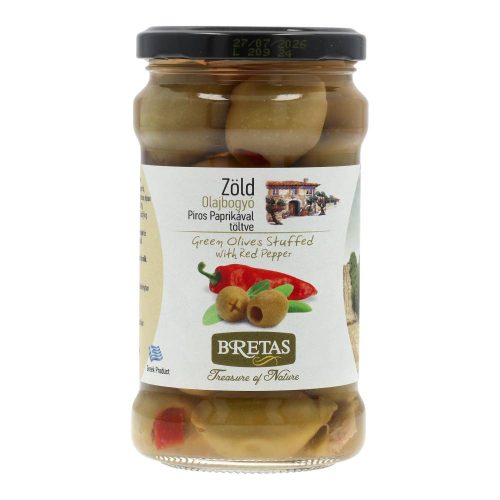 Bretas olajbogyó-zöld paprikával 300g