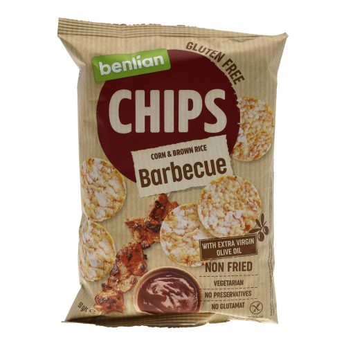 Benlian kukorica- és barnarizs chips jalapeno-sós, gluténmentes