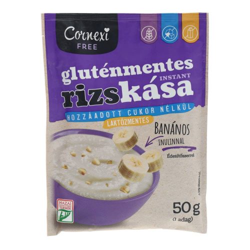 Cornexi rizskása banános hcukormentes gluténmentes 50g