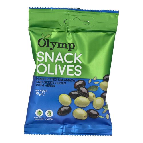 Olymp snack olajbogyó-zöld&kalamata 70g