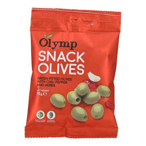 Olymp snack olajbogyó-zöld chili 70g