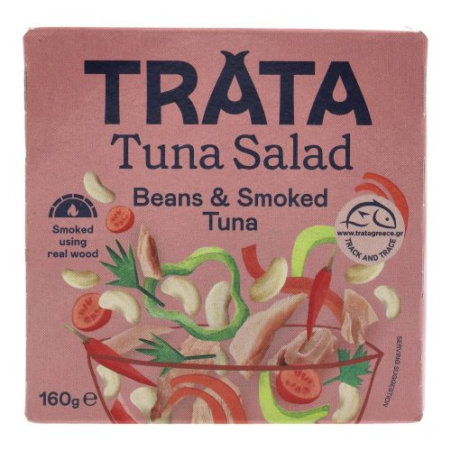 Trata tonhal füstölt saláta+babbal 160g