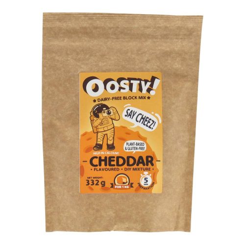 Oosty cheddar ízű növényi alap mix vegán