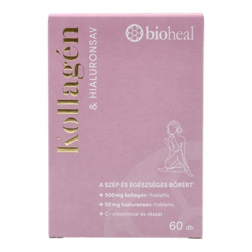 Bioheal kollagén&hialuronsav 60 db