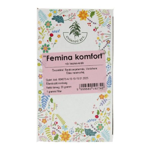 Gyógyfű femina komfort tea filter