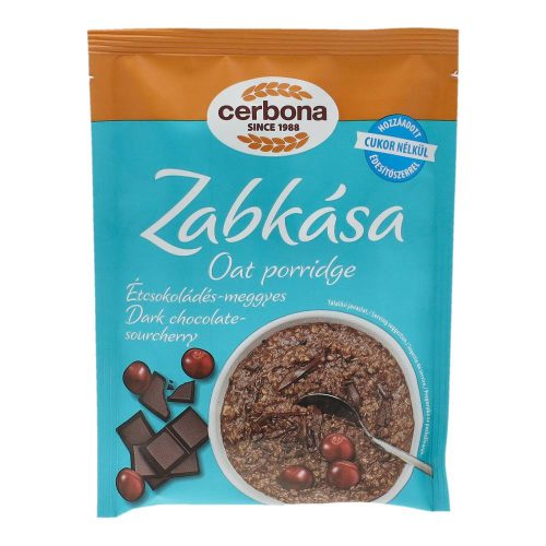 Cerbona zabkása étcsoki-meggy hcukormentes 50g