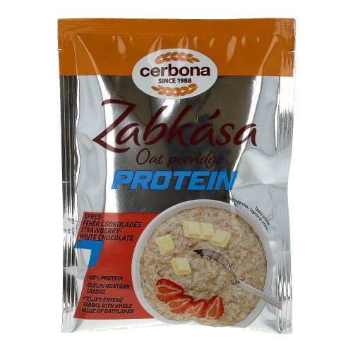 Cerbona zabkása protein eper-fehércsoki