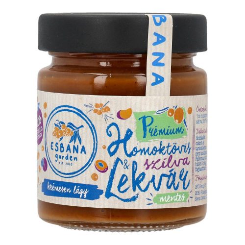 Esbana p homoktövis lekvár szilva hcukormentes