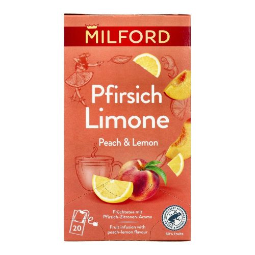 Milford gyümölcstea barack-citrom 45g