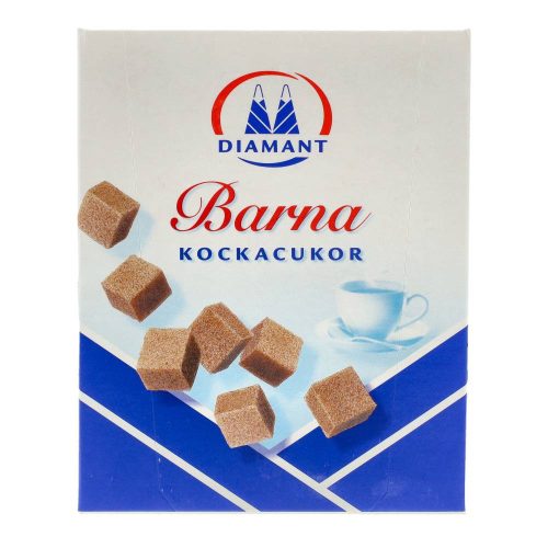 Diamant kockacukor barna 500g