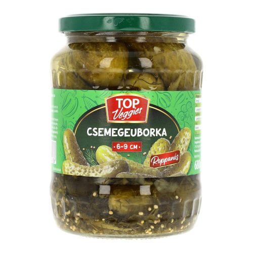 Top veggies csemegeuborka 6-9cukormentes 680g