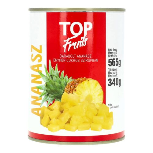 Top fruits ananász darabolt 565g
