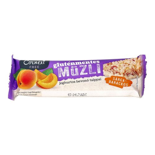 Cornexi müzliszelet sárgabarack gluténmentes 25g