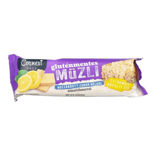 Cornexi müzliszelet citrom gluténmentes hcukormentes 25g