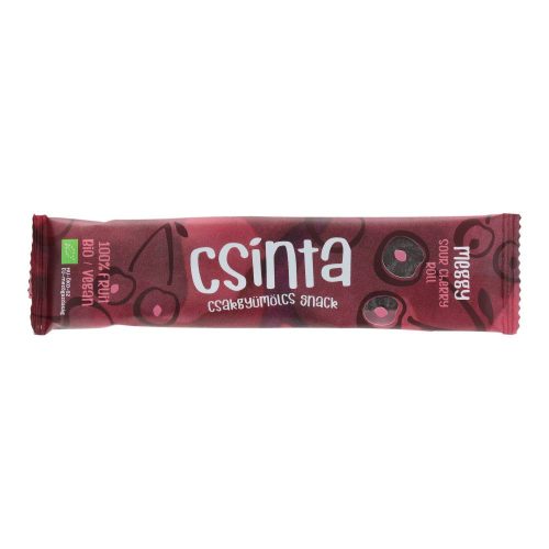 Csinta bio gyümölcs snack meggy 12g