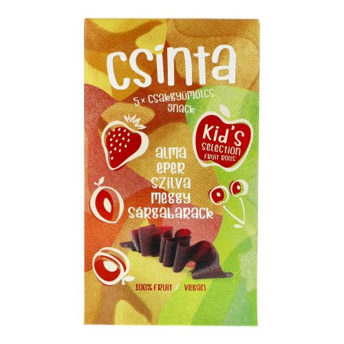 Csinta gyümölcs snack kids selection 60g