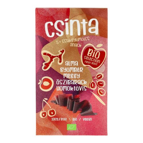 Csinta gyümölcs snack bio selection 60g