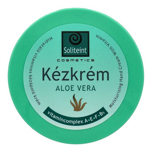 Soliteint kézkrém hidratáló aloe vera