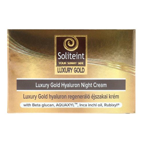 Soliteint luxury hyaluron éjszakai krém