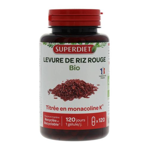 Superdiet kapszula vörös élesztős rizs