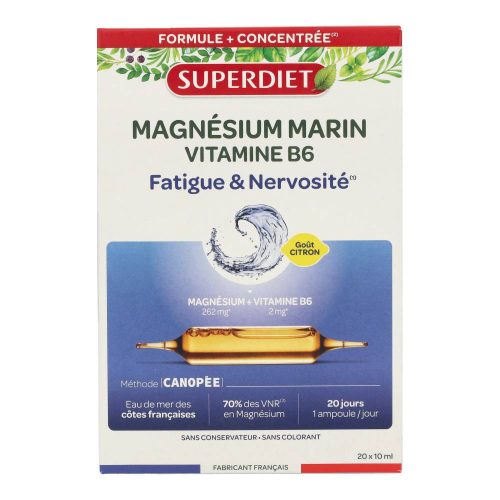Superdiet ampulla magnézium b6-vitamin