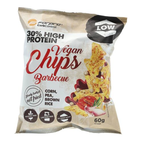 Forpro protein chips barbecue vegán 60g
