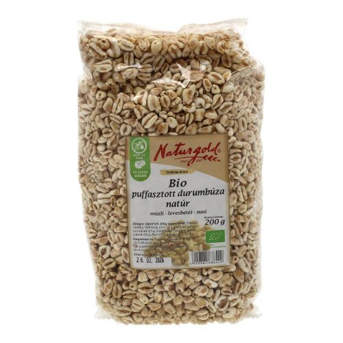 Naturgold puffasztott Durum natúr 200g