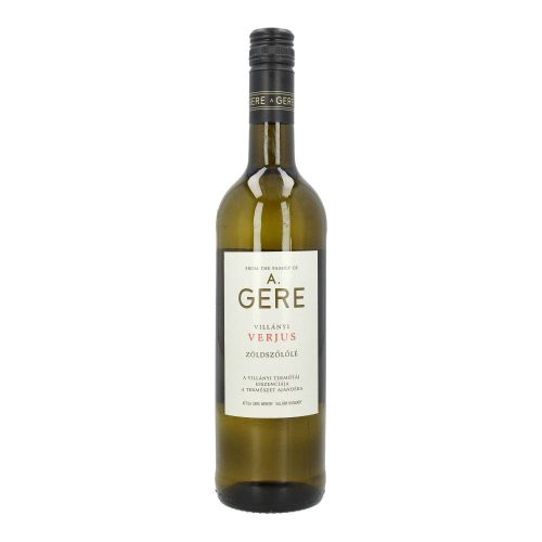 GERE VILLÁNYI VERJUS ZÖLDSZŐLŐLÉ 