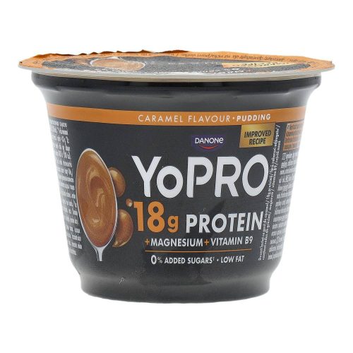 Yopro protein Puding karamell hozzáadott cukor nélkül 15n