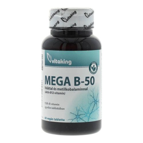 VITAKING MEGA B-50 VITAMIN TABLETTA 60DB