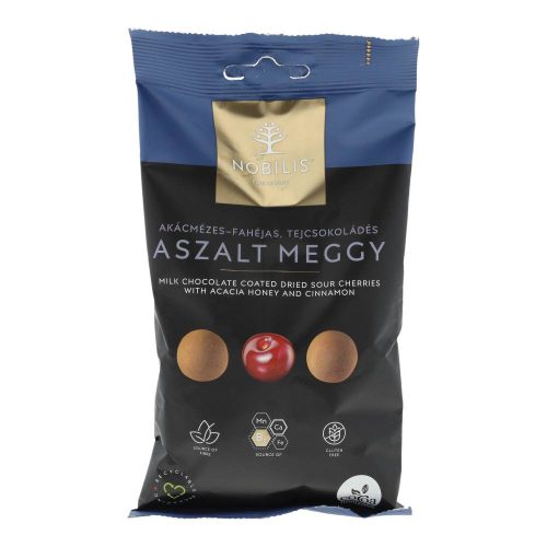 NOBILIS ASZALT MEGGY FAHÉJ-TEJCSOKI 100G