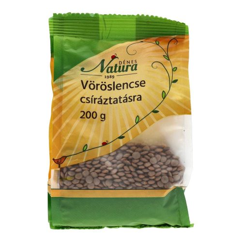 NATURA VÖRÖSLENCSE CSÍRÁZTATÁSRA 200G