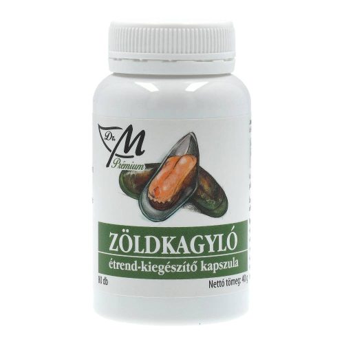 DR.M PRÉMIUM ZÖLDKAGYLÓ KAPSZULA 80DB