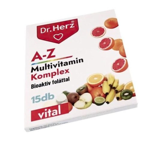 Bliszter DR Herz A-Z Multivitamin Komplex 15 db kapszula displayben