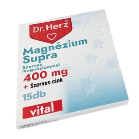   Bliszter DR Herz Magnézium Supra 400 mg 15 db kapszula displayben