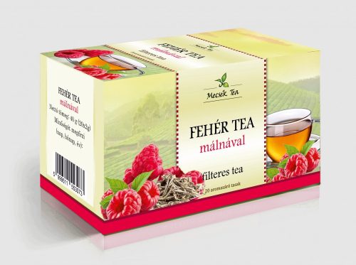 MECSEK Fehér tea málnával filteres