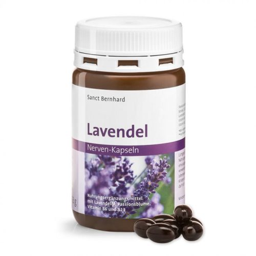 Sanct Bernhard  Nyugalom kapszula Golgota virág kivonattal+Levendula olaj+B-vitaminok 120db